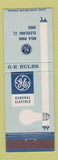 Matchbook Cover - GE Light Bulbs Nela Park OH