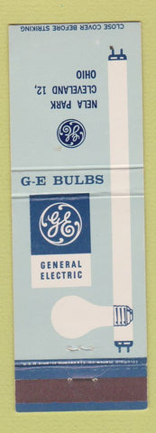 Matchbook Cover - GE Light Bulbs Nela Park OH