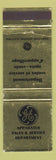 Matchbook Cover - GE General Electric Apparatus QC Canada WORN