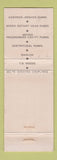 Matchbook Cover - Power Pumps Long Beach Bakersfield CA WEAR