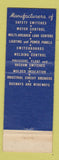 Matchbook Cover - Square D Electrical Equipment Richard Hegeman Cincinnati OH
