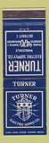 Matchbook Cover - Turner Electric Supply Detroit MI