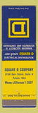 Matchbook Cover - Square D Electrical Equipment Toledo OH