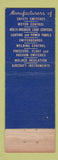 Matchbook Cover - Square D Electrical Equipment Boston MA WEAR