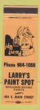 Matchbook Cover - Larry's Paint Spot Benjamin Moore