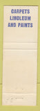 Matchbook Cover - Larry's Paint Spot Benjamin Moore