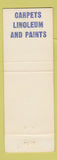 Matchbook Cover - Larry's Paint Spot Benjamin Moore