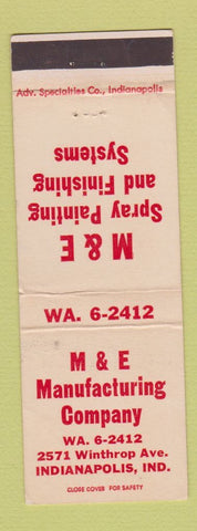 Matchbook Cover - M&M Manufacturing Paints Indianapolis IN WEAR