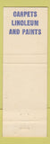 Matchbook Cover - Larry's Paint Spot Benjamin Moore ORANGE
