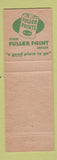 Matchbook Cover - Fuller Paint Foxworth Galbraith Lumber Wickenburg AZ