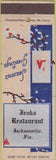 Matchbook Cover - Jenks Restaurant Jacksonville FL