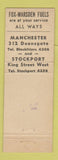 Matchbook Cover - British Anthracite Coal Coke Bryant May UK