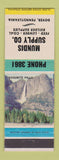 Matchbook Cover - Mundis Supply Feed Lumber Coal Dover PA