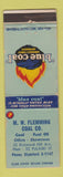Matchbook Cover - Blue Coal MW Flemming