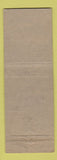 Matchbook Cover - Blue Coal MW Flemming