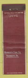 Matchbook Cover - Narberth Coal PA TAPED WEAR