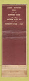 Matchbook Cover - Narberth Coal PA TAPED WEAR
