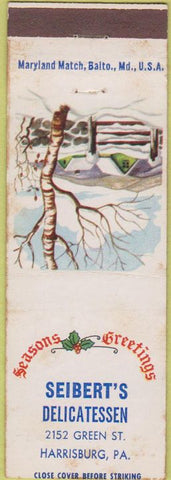 Matchbook Cover - Seibert's Deli Harrisburg PA