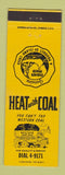 Matchbook Cover - Western Coal Fuel Peoria IL