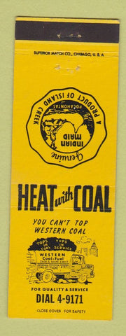 Matchbook Cover - Western Coal Fuel Peoria IL