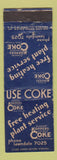 Matchbook Cover - Koppers Coke Coal Chicago IL WEAR
