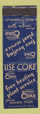 Matchbook Cover - Koppers Coke Coal Chicago IL WEAR