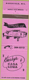 Matchbook Cover - Kresky's Casa Loma Marshfield WI