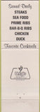 Matchbook Cover - Kresky's Casa Loma Marshfield WI