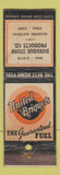 Matchbook Cover - United Briquets Coal Dubuque? IA? WORN