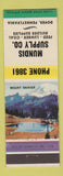 Matchbook Cover - Mundis Supply Feed Lumber Coal Dover PA