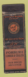 Matchbook Cover - D&H Anthracite Coal Forbush Lumber POOR
