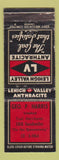 Matchbook Cover - Lehigh Valley Coal Anthracite Geo Harris Canada WEAR