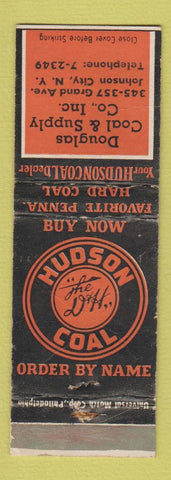 Matchbook Cover - Hudson Coal Douglas Johnson City NY WEAR
