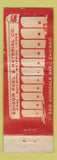 Matchbook Cover - Edison Fuel Material Coal Concrete Chicago IL WORN