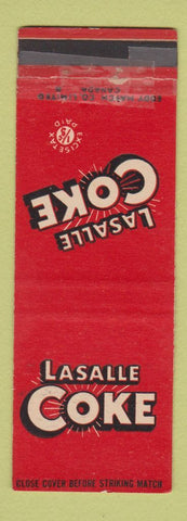 Matchbook Cover - LaSalle Coke Coal Canada TAPED