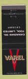 Matchbook Cover - Varel Canadian Oil Tool Calgary AB
