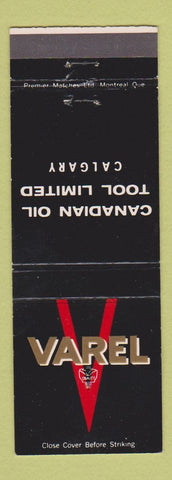 Matchbook Cover - Varel Canadian Oil Tool Calgary AB