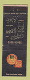 Matchbook Cover - South Bend Tools IN Lathe #1