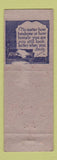 Matchbook Cover - Sectional Brush Cleveland OH floor machines vacuums