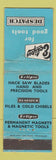 Matchbook Cover - Eclipse Hack Saw Blades Bryant May UK WEAR
