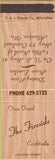 Matchbook Cover - The Fireside Allenton WI