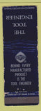 Matchbook Cover - The Tool Engineer ASTE WORN