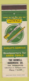 Matchbook Cover - Stanley Tools Bidwell Hardware Hartford CT