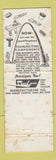 Matchbook Cover - Carr Lane Drill Bushings St Louis MO tools WEAR