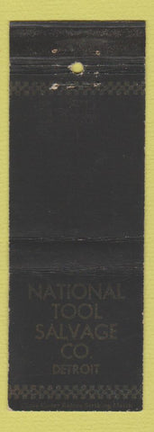 Matchbook Cover - National Tool Salvage Detroit MI WEAR