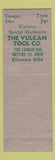 Matchbook Cover - Vulcan Tool Dayton OH