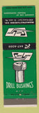 Matchbook Cover - Carr Lane Drill Bushings St Louis MO tools