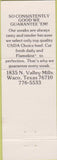 Matchbook Cover - Western Sizzlin Steak House Waco TX