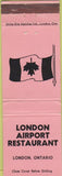 Matchbook Cover - London Airport Restaurant London ON