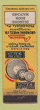 Matchbook Cover - Precision Grinding Wheel Philadelphia PA WORN